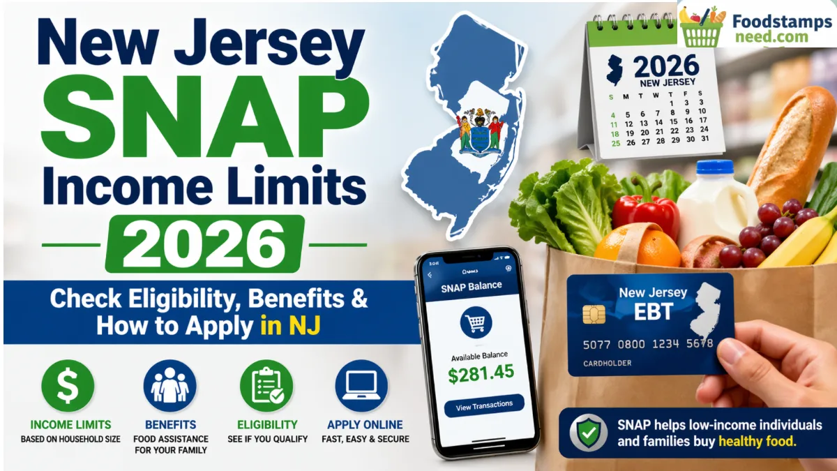 Snap income limits in new jersey