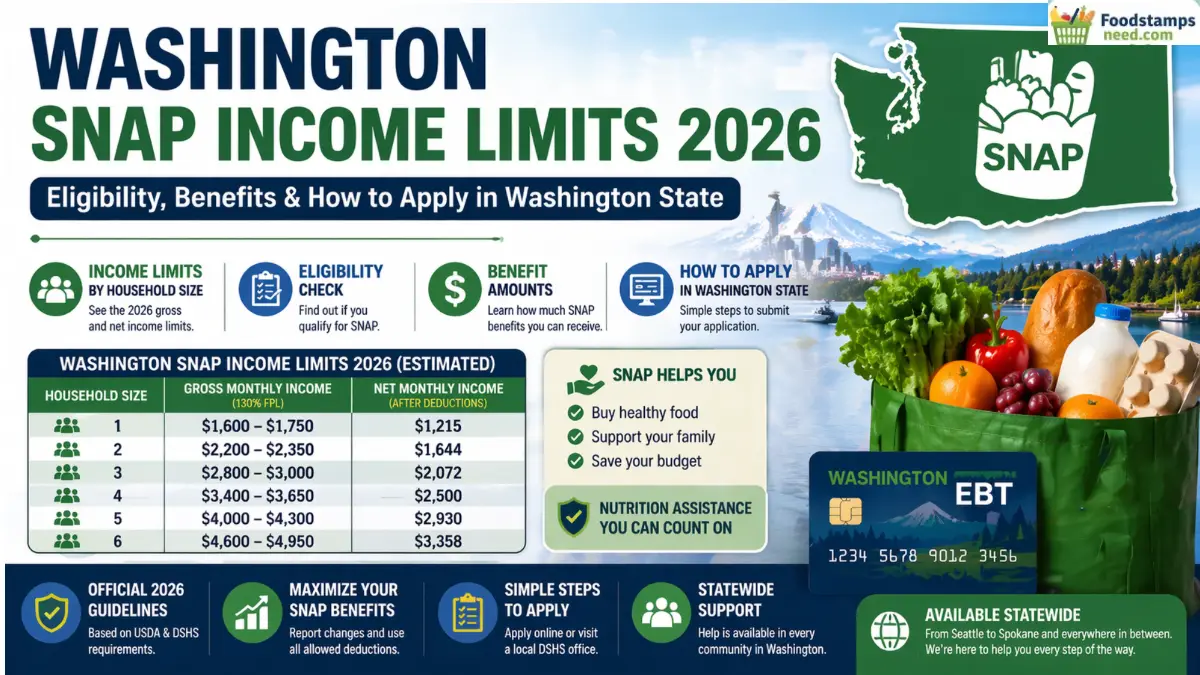 Snap income limits in washington