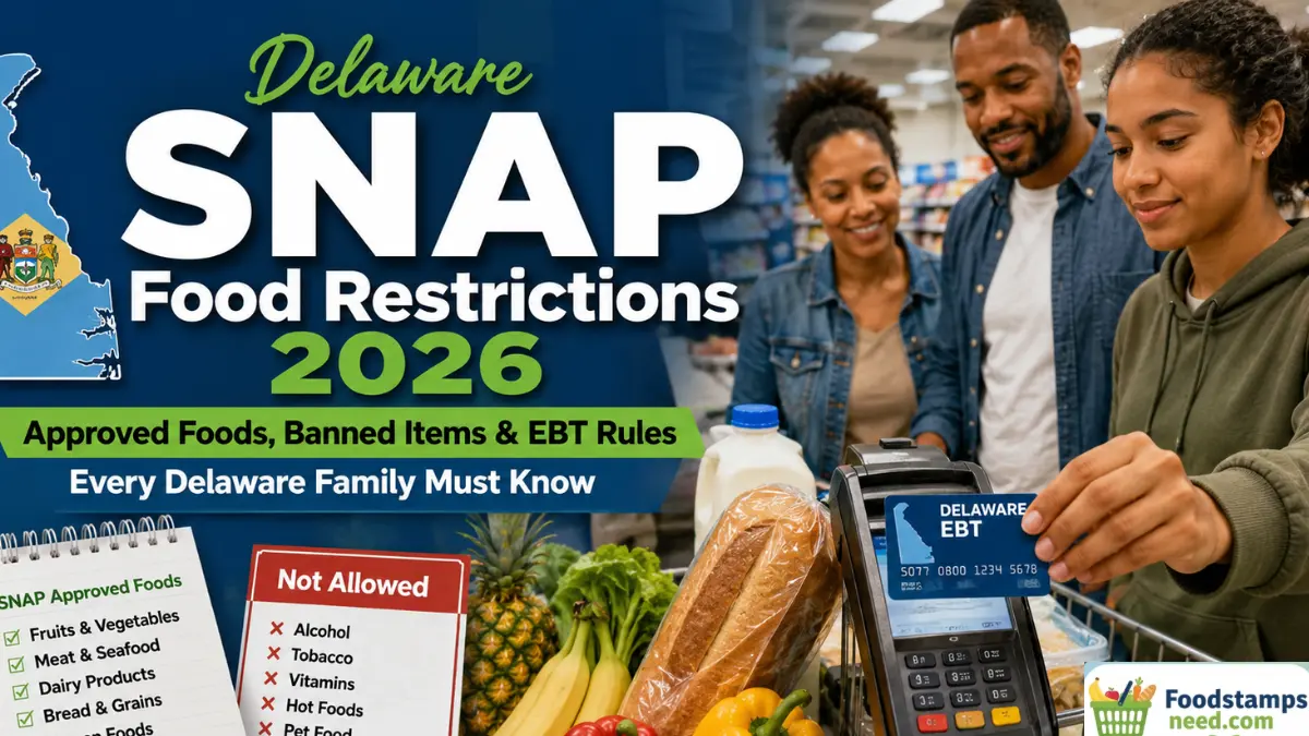 Delaware food stamp restrictions